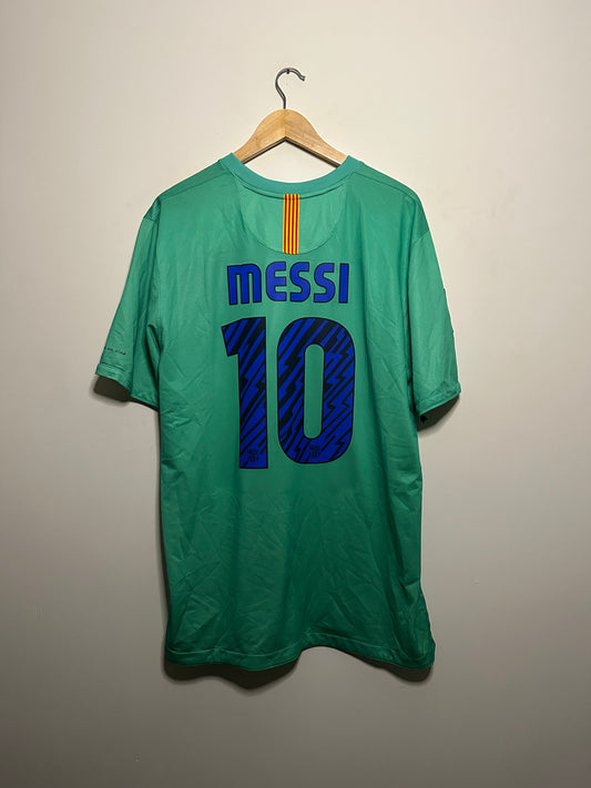 Lionel Messi FC Barcelona 2010-11 away football shirt (XL)