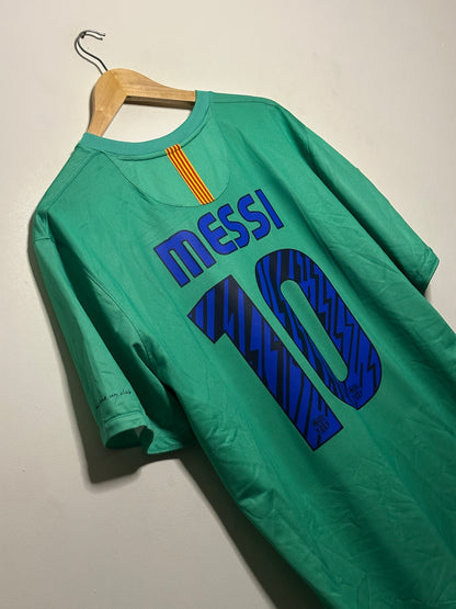 Lionel Messi FC Barcelona 2010-11 away football shirt (XL)