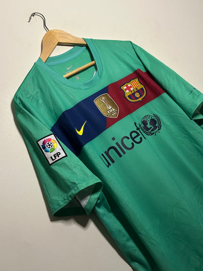 Lionel Messi FC Barcelona 2010-11 away football shirt (XL)