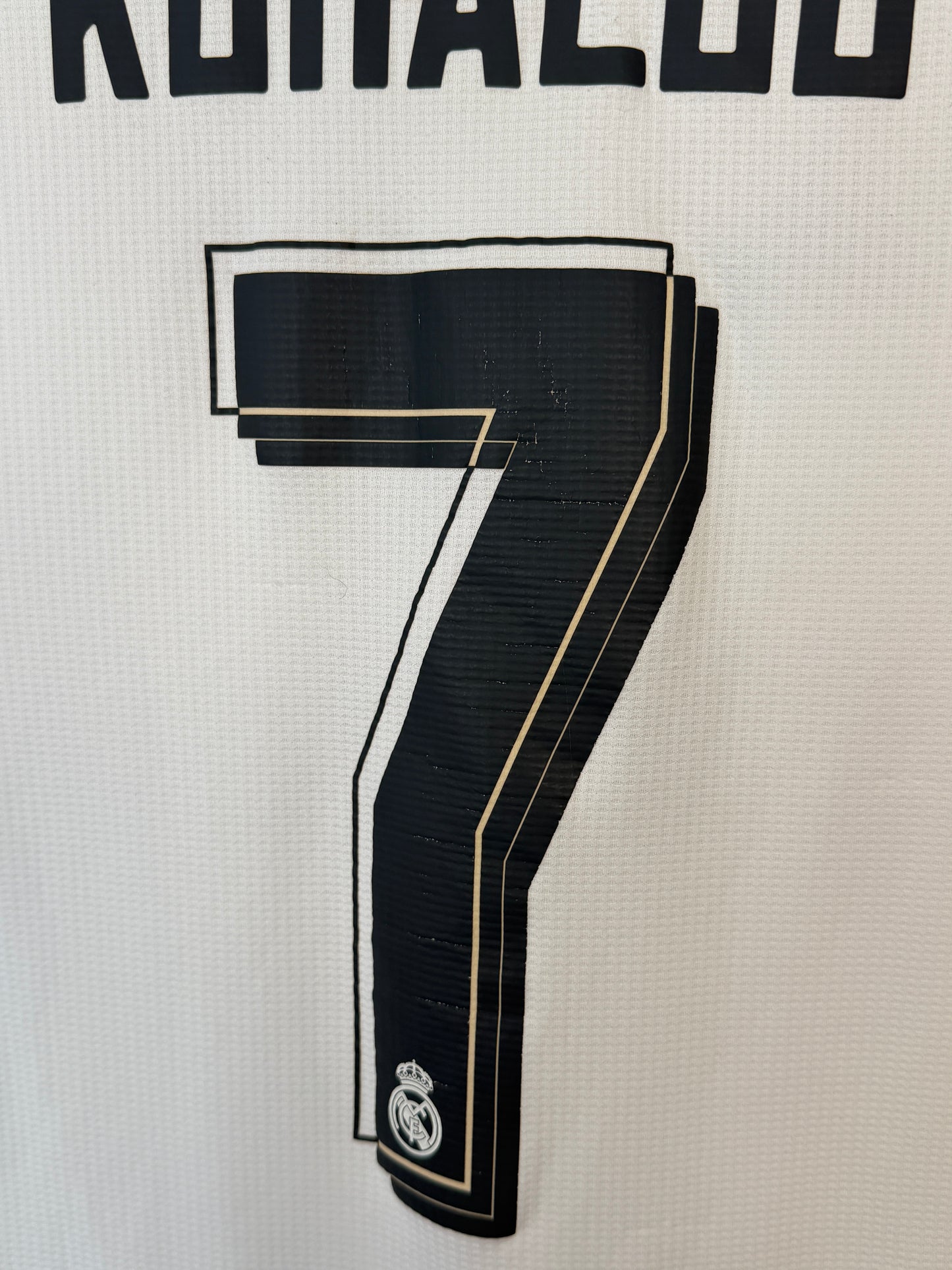 Cristiano Ronaldo Real Madrid CF 2015-16 long sleeve home football shirt (S)