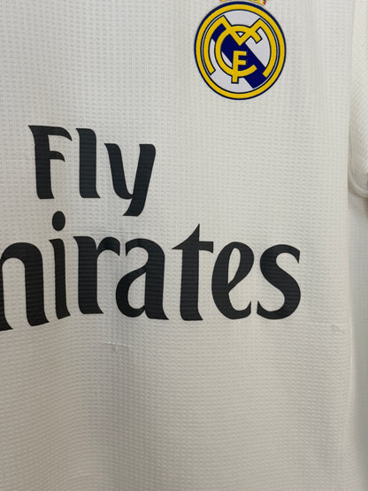 Cristiano Ronaldo Real Madrid CF 2015-16 long sleeve home football shirt (S)