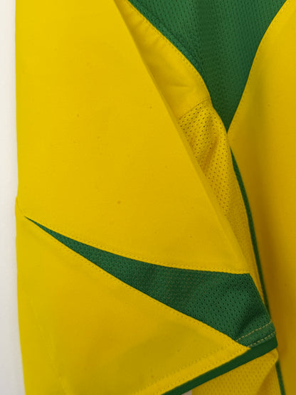 Ronaldo Brazil 2004 home football shirt (M)