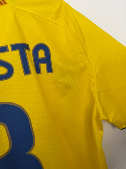 Andres Iniesta FC Barcelona 2008-09 away football shirt (L)