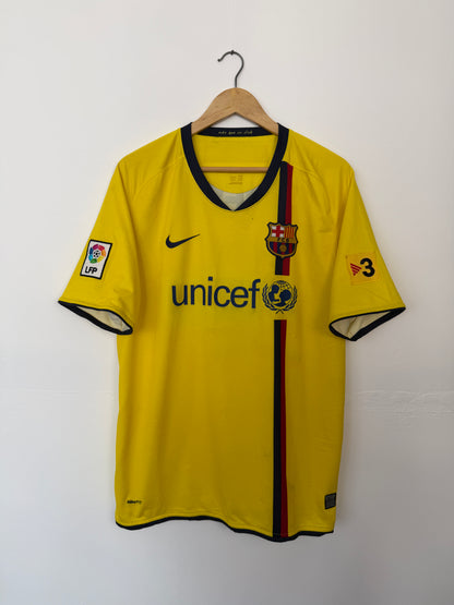 Andres Iniesta FC Barcelona 2008-09 away football shirt (L)