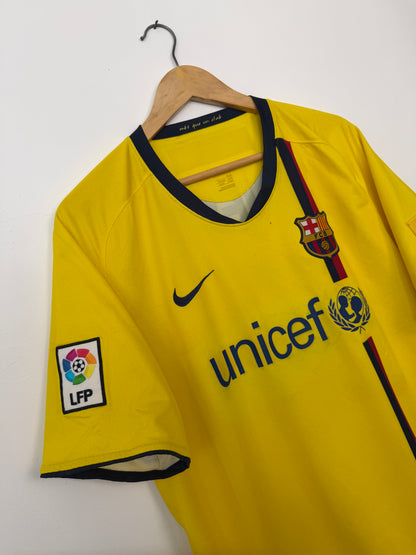 Andres Iniesta FC Barcelona 2008-09 away football shirt (L)
