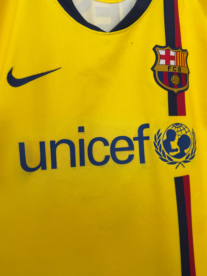 Andres Iniesta FC Barcelona 2008-09 away football shirt (L)
