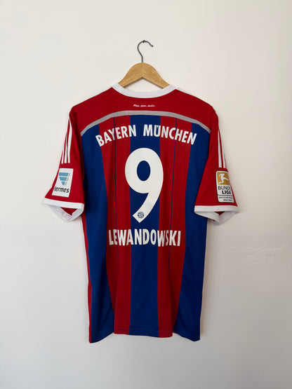 Robert Lewandowski FC Bayern Munich 2014-15 home football shirt (XL)