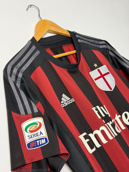 Mario Balotelli AC Milan 2015-16 home football shirt (M)