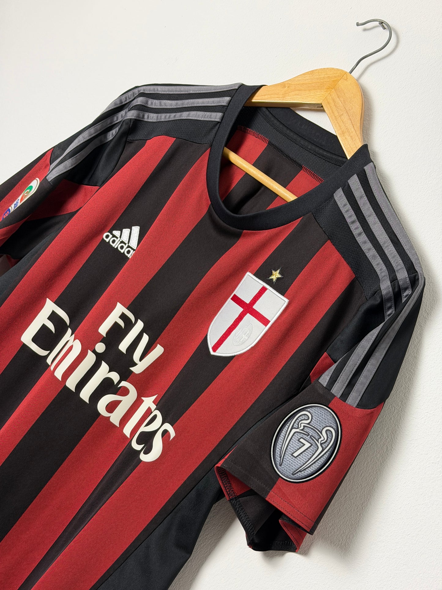 Mario Balotelli AC Milan 2015-16 home football shirt (M)