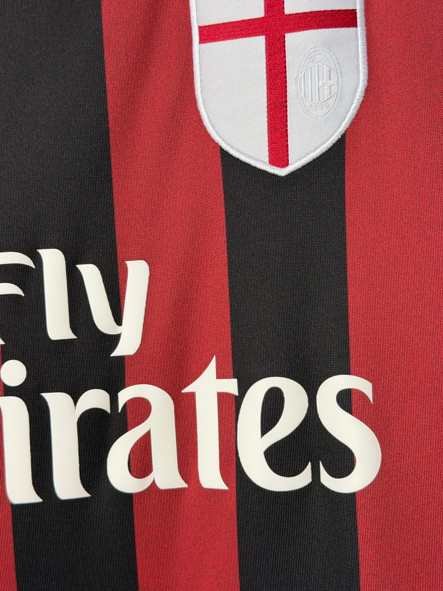 Mario Balotelli AC Milan 2015-16 home football shirt (M)
