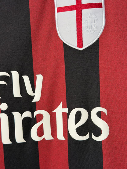 Mario Balotelli AC Milan 2015-16 home football shirt (M)