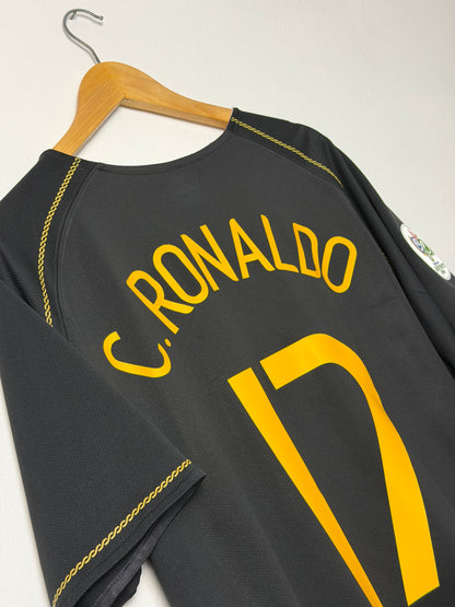 Cristiano Ronaldo Portugal 2006 World Cup away football shirt (L)