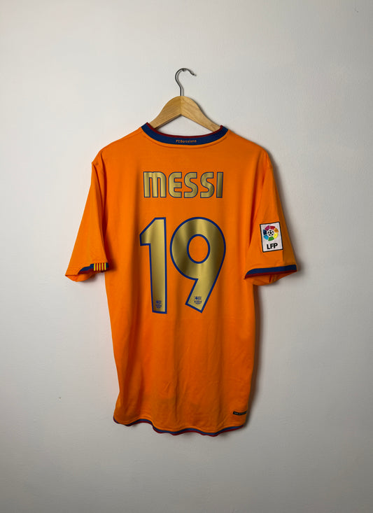 Lionel Messi FC Barcelona 2006-07 away football shirt (L)