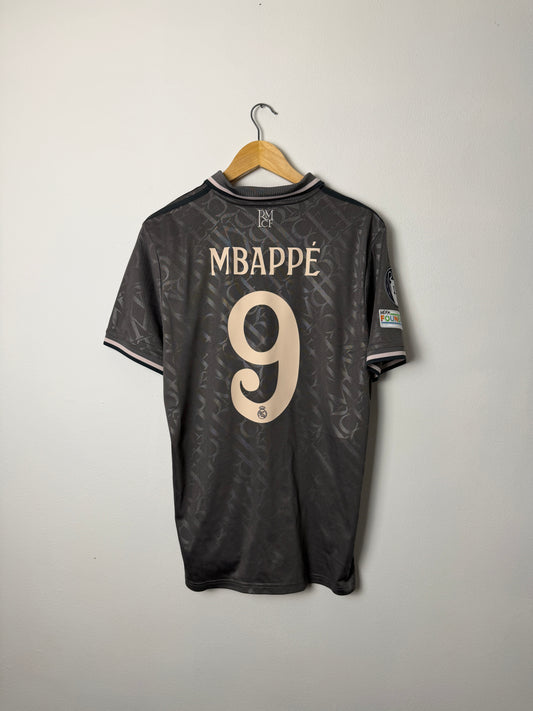 Kylian Mbappe Real Madrid CF 2024-25 third football shirt (L)