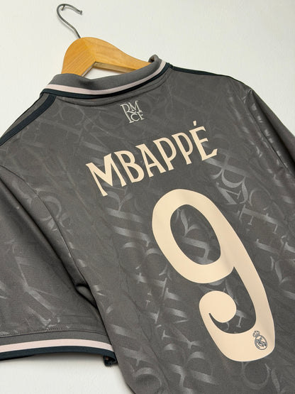 Kylian Mbappe Real Madrid CF 2024-25 third football shirt (L)