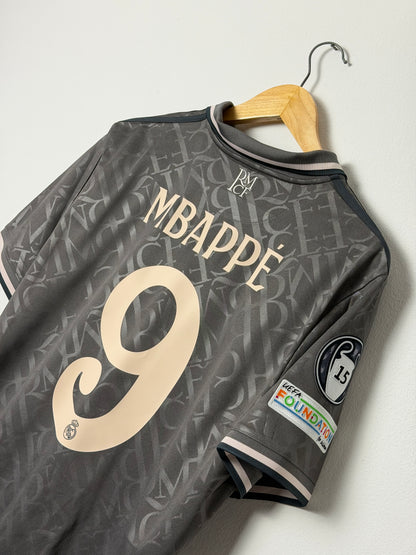 Kylian Mbappe Real Madrid CF 2024-25 third football shirt (L)