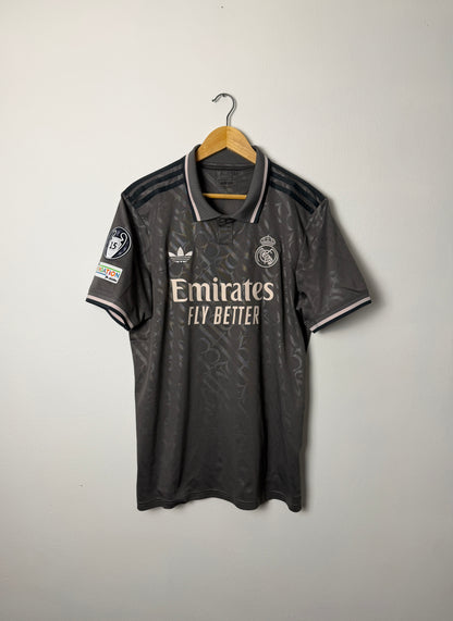 Kylian Mbappe Real Madrid CF 2024-25 third football shirt (L)