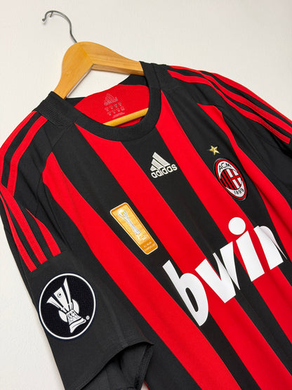 Ronaldinho AC Milan 2008-09 home football shirt (XL)