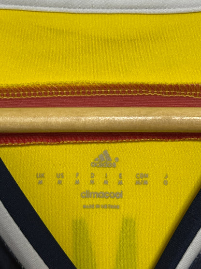 James Rodriguez Colombia 2014 World Cup home football shirt (M)