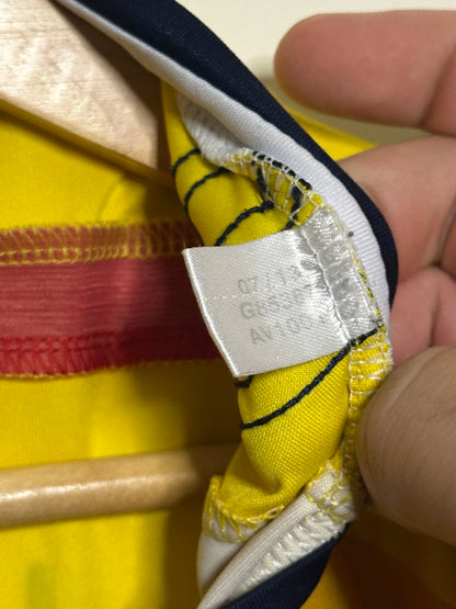 James Rodriguez Colombia 2014 World Cup home football shirt (M)