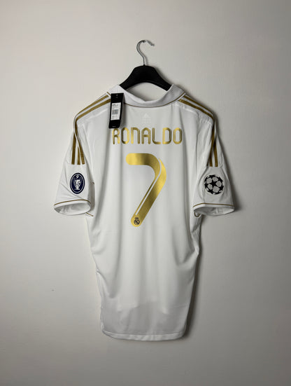 Cristiano Ronaldo Real Madrid CF 2011-12 home football shirt (XL)