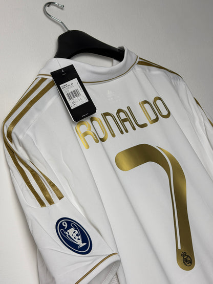 Cristiano Ronaldo Real Madrid CF 2011-12 home football shirt (XL)
