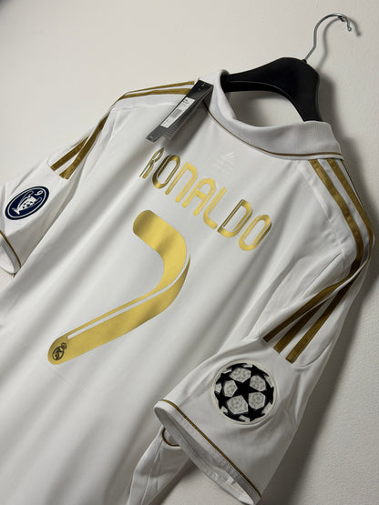 Cristiano Ronaldo Real Madrid CF 2011-12 home football shirt (XL)