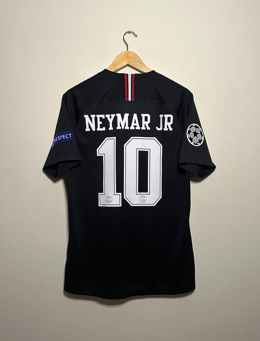Neymar JR PSG 2018-19 Champions League third football shirt (L)