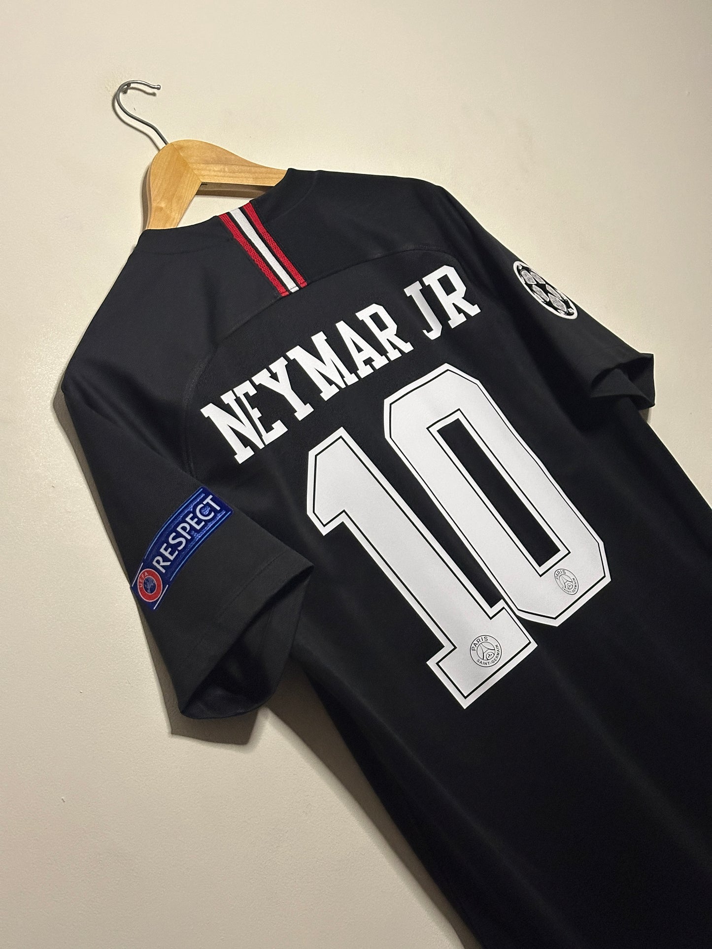 Neymar JR PSG 2018-19 Champions League third football shirt (L)
