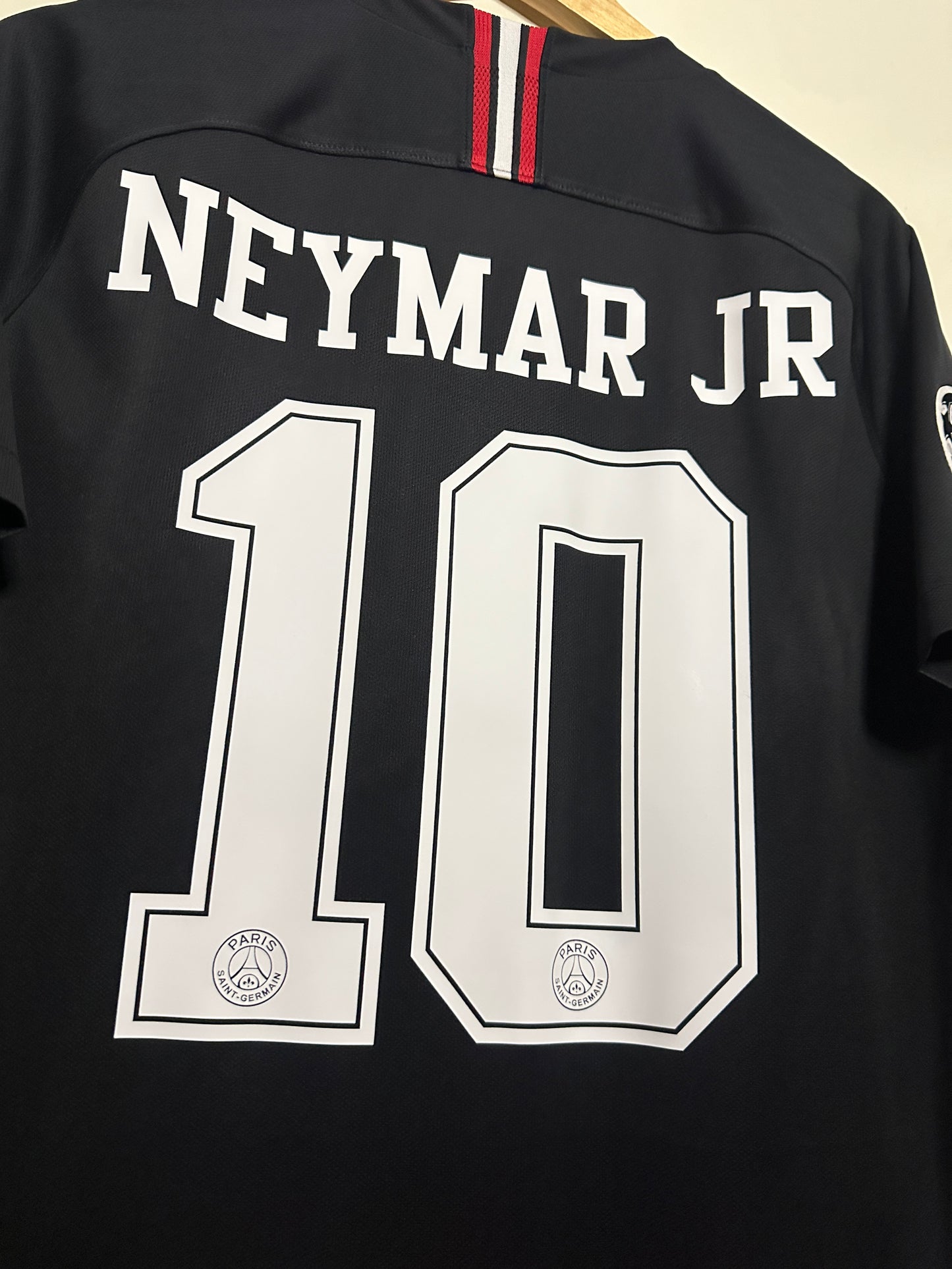 Neymar JR PSG 2018-19 Champions League third football shirt (L)