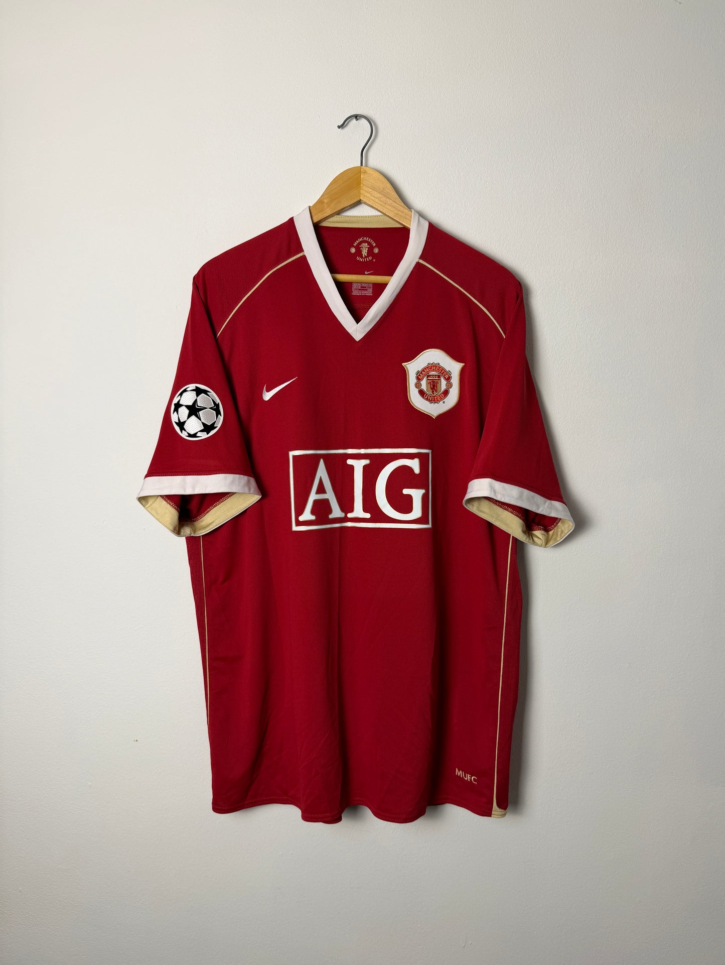 Cristiano Ronaldo Manchester United 2006-07 home football shirt (XXL)
