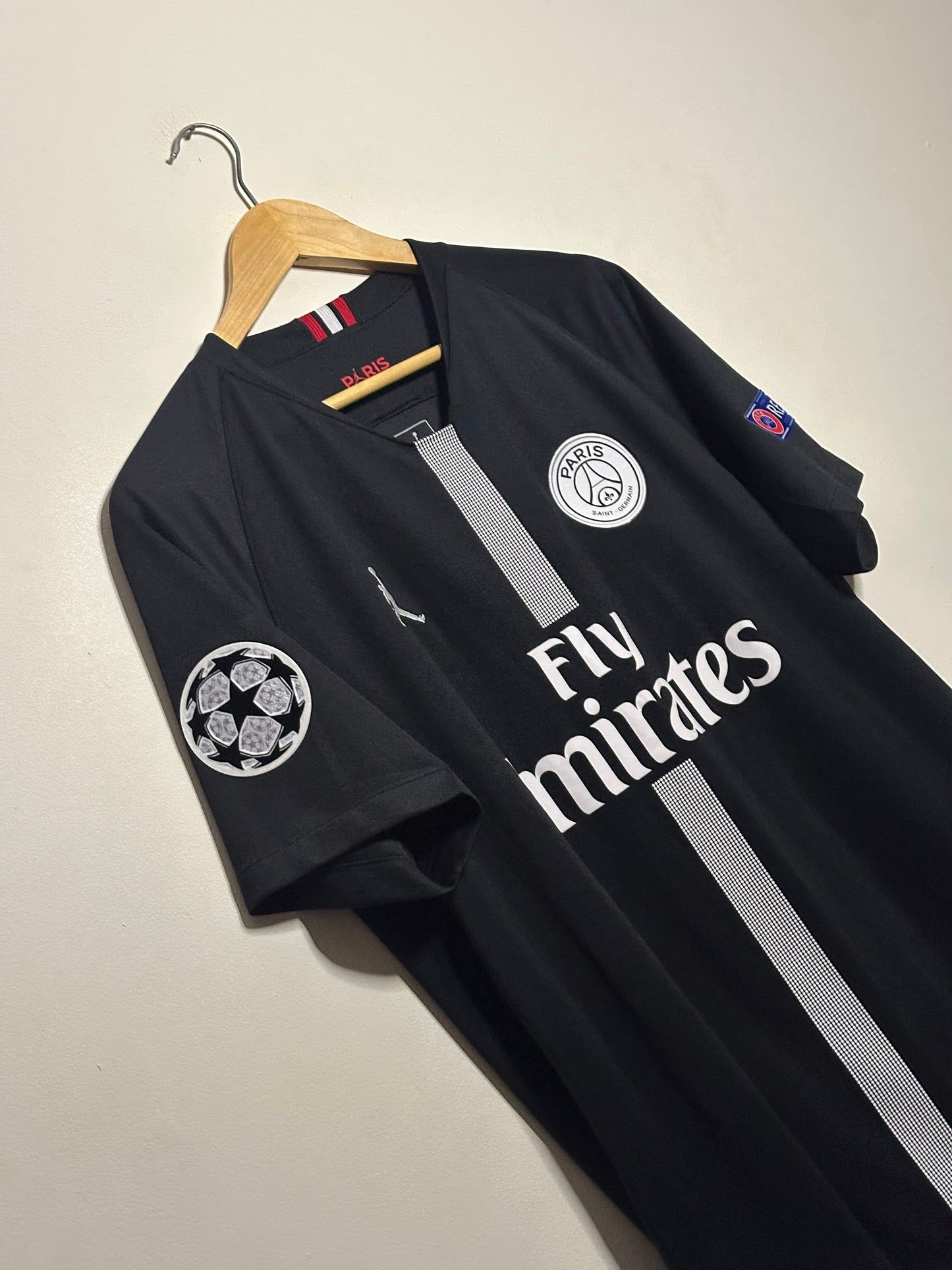 Neymar JR PSG 2018-19 Champions League third football shirt (L)