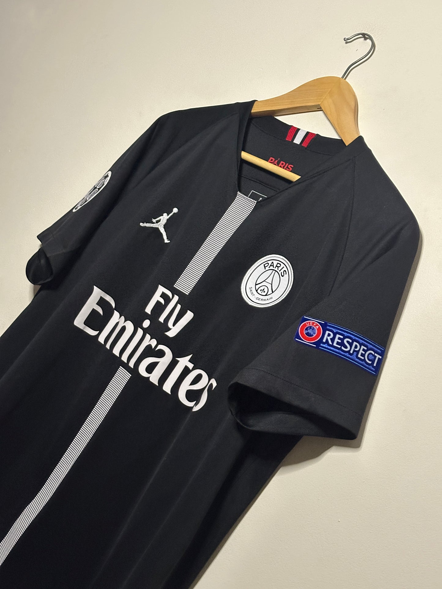 Neymar JR PSG 2018-19 Champions League third football shirt (L)