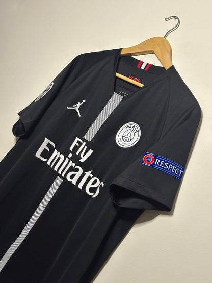 Neymar JR PSG 2018-19 Champions League third football shirt (L)