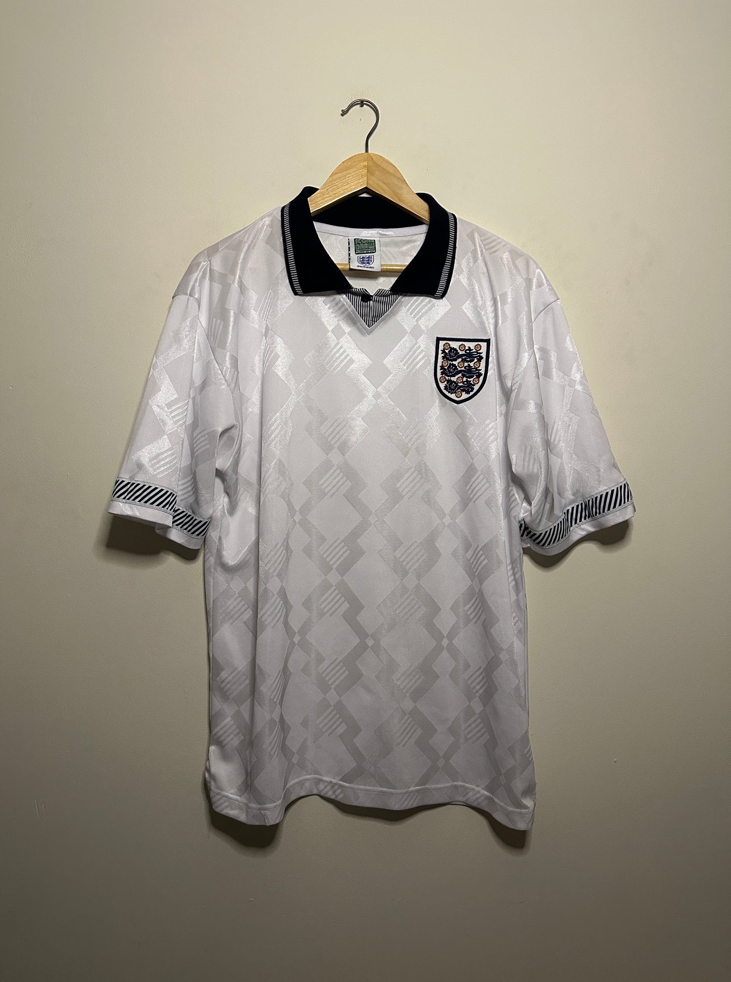 England 1990 Score Draw home football shirt (L)
