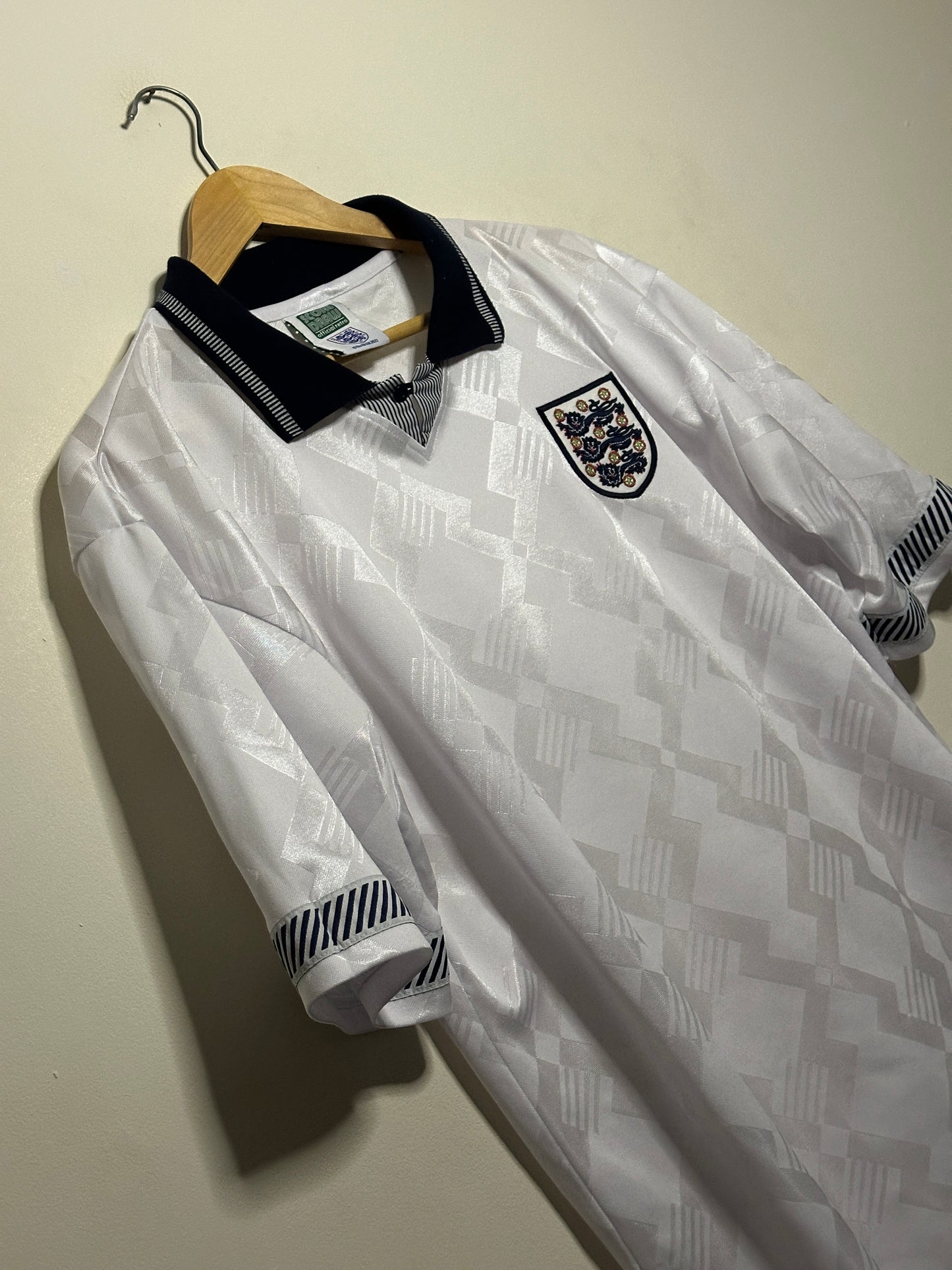 England 1990 Score Draw home football shirt (L)