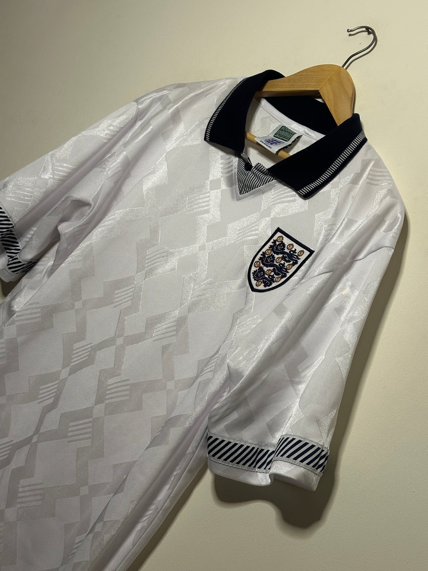 England 1990 Score Draw home football shirt (L)