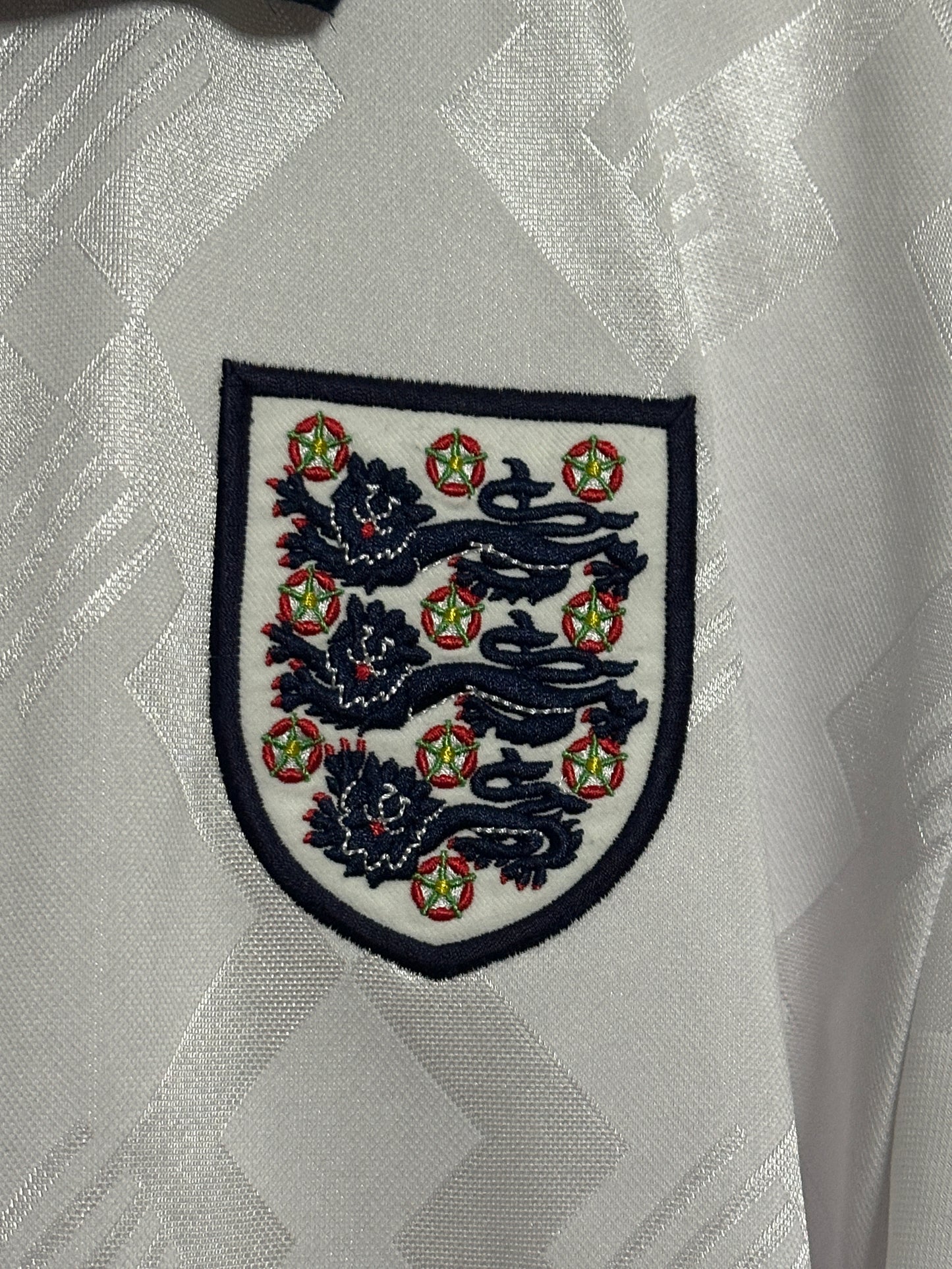 England 1990 Score Draw home football shirt (L)