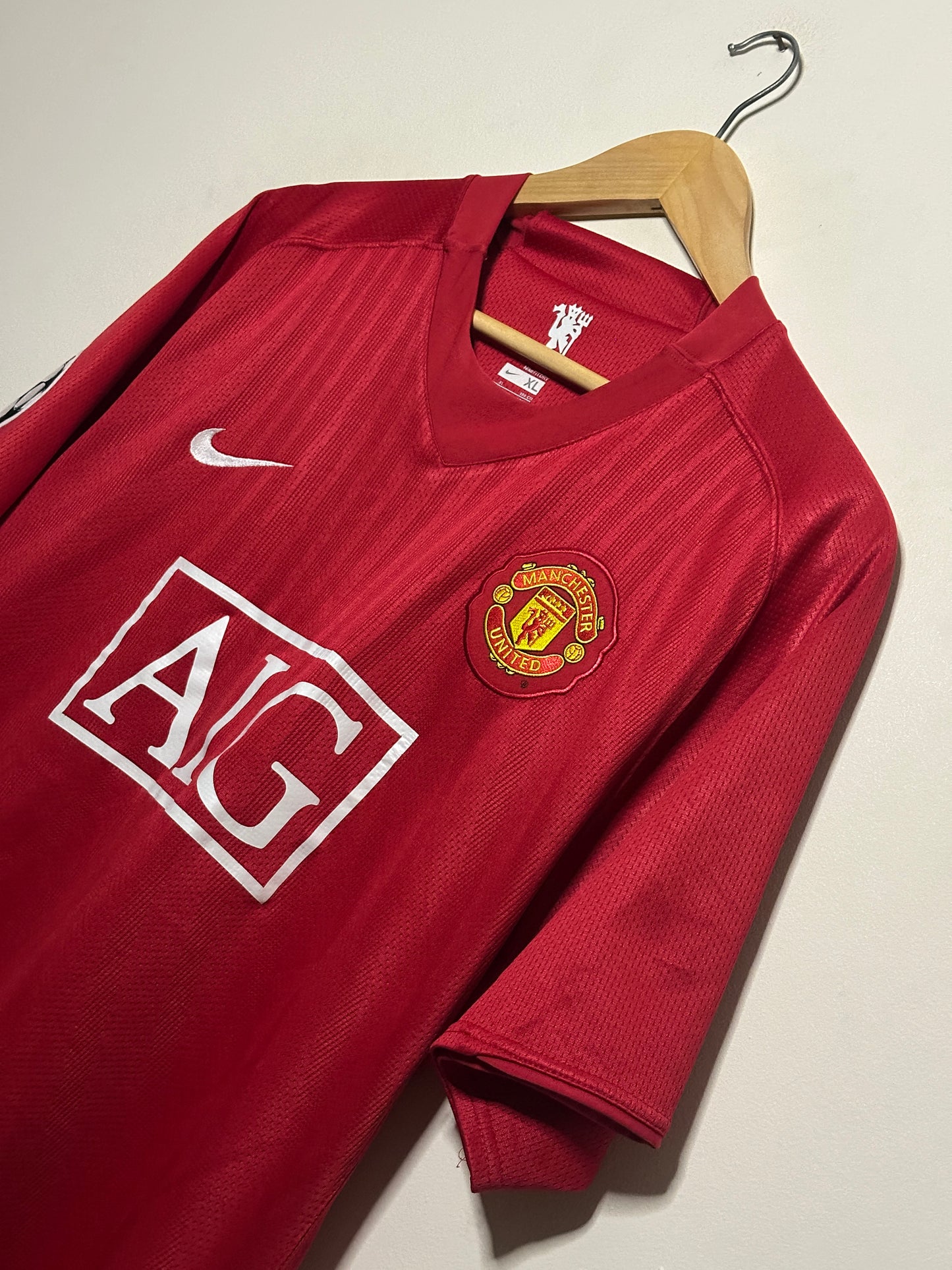 Paul Scholes Manchester United 2007-09 home football shirt (XL)