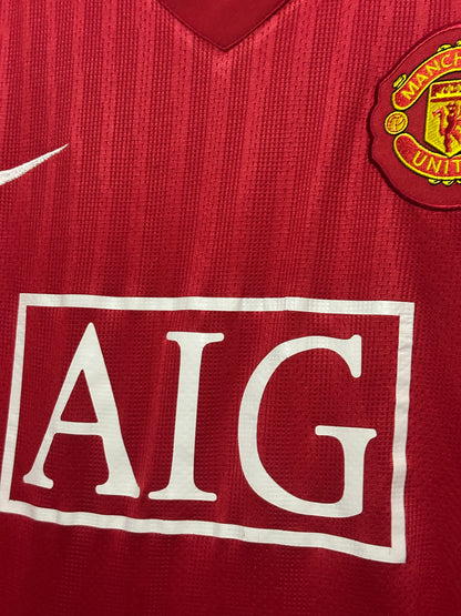 Paul Scholes Manchester United 2007-09 home football shirt (XL)