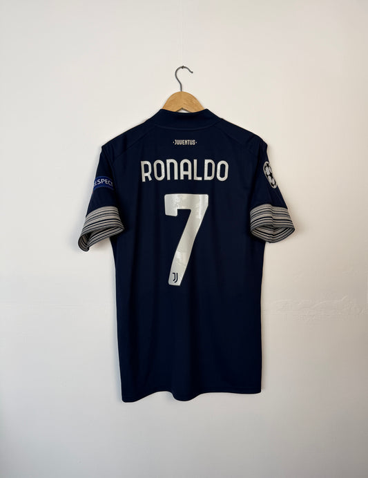 Cristiano Ronaldo Juventus FC 2020-21 away football shirt (M)