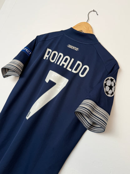 Cristiano Ronaldo Juventus FC 2020-21 away football shirt (M)