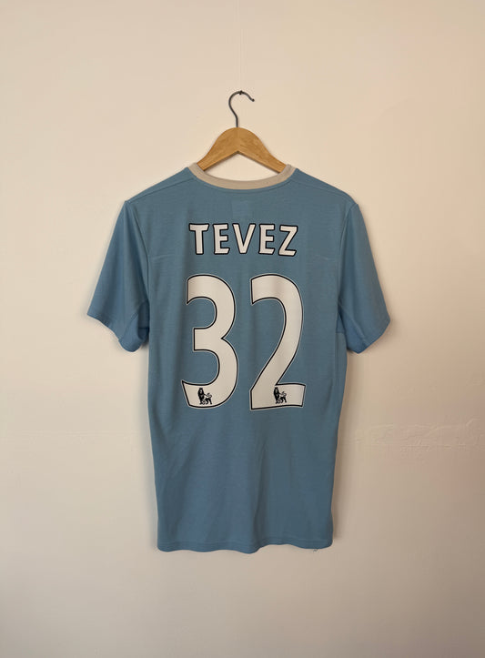 Carlos Tevez Manchester City FC 2009-10 home football shirt (M)