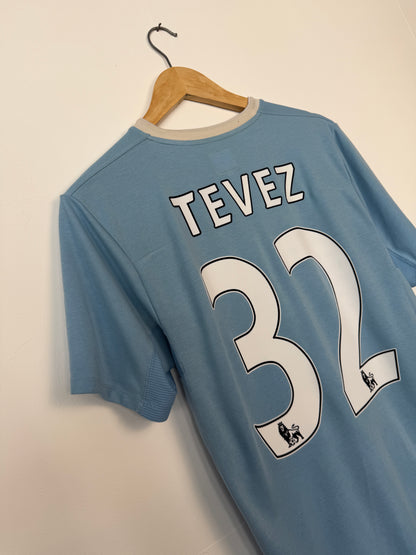 Carlos Tevez Manchester City FC 2009-10 home football shirt (M)