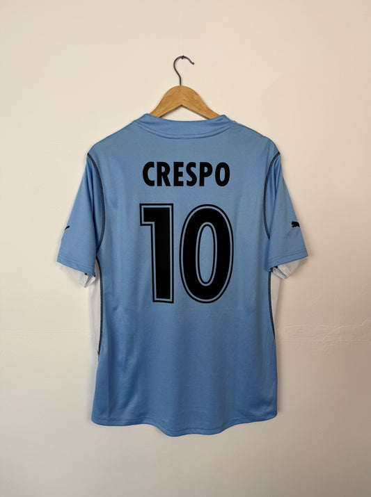 Hernan Crespo SS Lazio 2001-02 home football shirt (M)