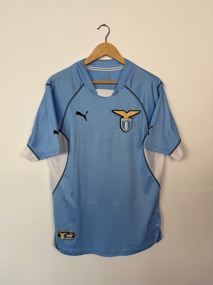 Hernan Crespo SS Lazio 2001-02 home football shirt (M)