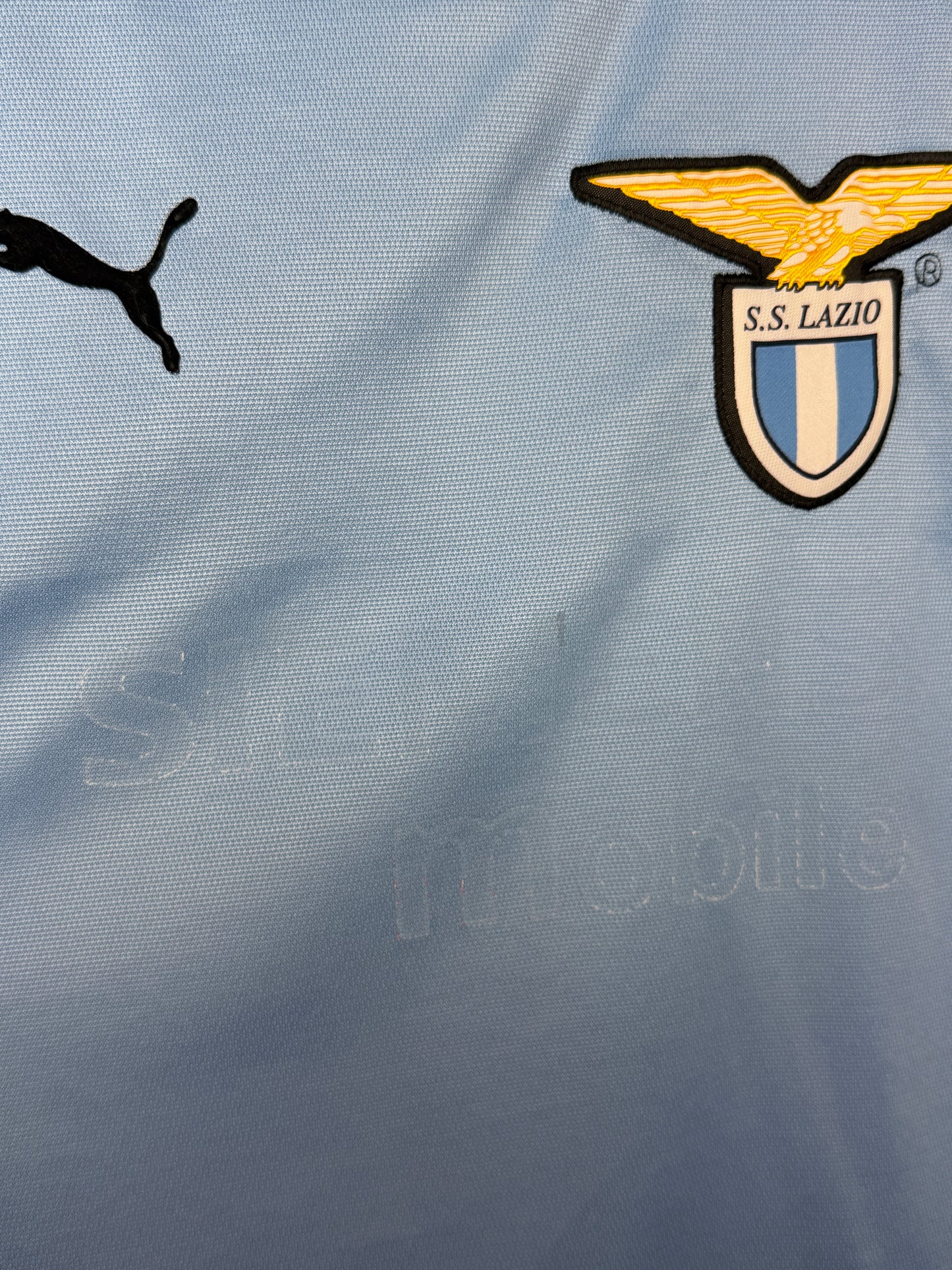 Hernan Crespo SS Lazio 2001-02 home football shirt (M)