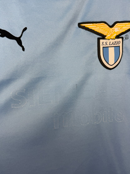 Hernan Crespo SS Lazio 2001-02 home football shirt (M)