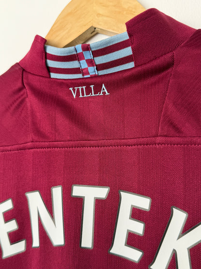 Christian Benteke Aston Villa FC 2013-14 home football shirt (M)