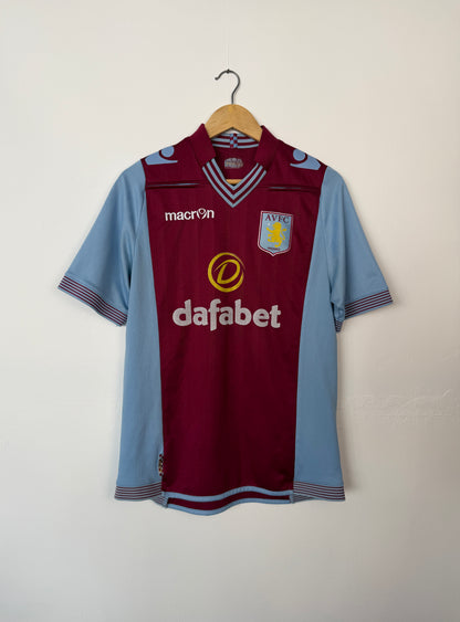 Christian Benteke Aston Villa FC 2013-14 home football shirt (M)